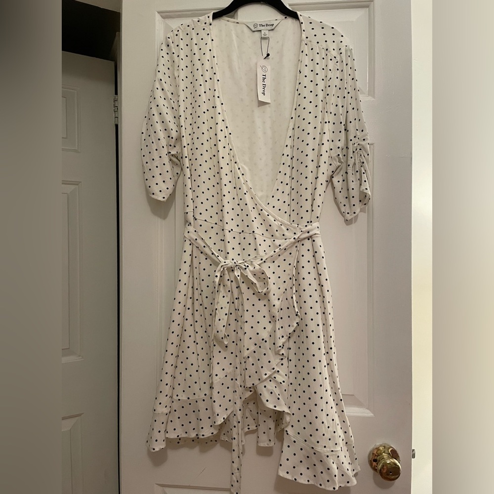 Polka Dot Wrap Dress